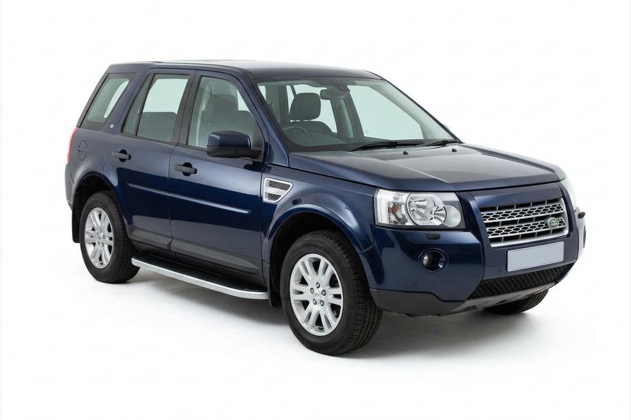 Land Rover Freelander II 2006–2014 Side Steps Tayga Grey (2 pcs, Aluminum) Photo 1