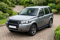 Land Rover Freelander I 1997-2006 Side Steps Allmond Black (2 pcs, Aluminum) photo 1