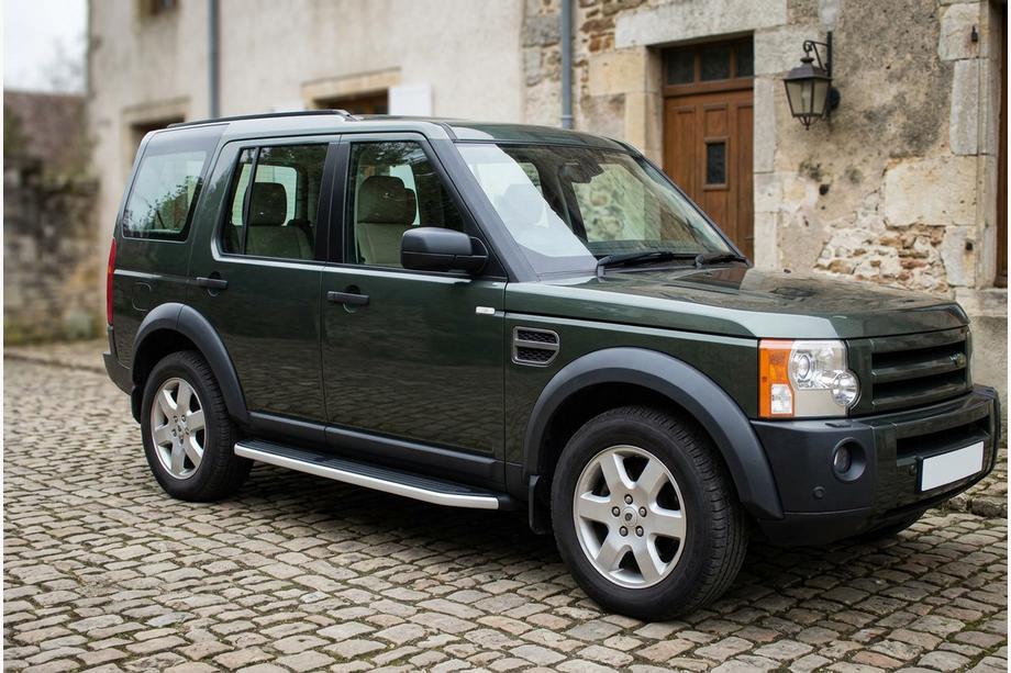 Land Rover Discovery IV 2009-2017 Side Steps Tayga Grey (2 pcs, Aluminum) Image