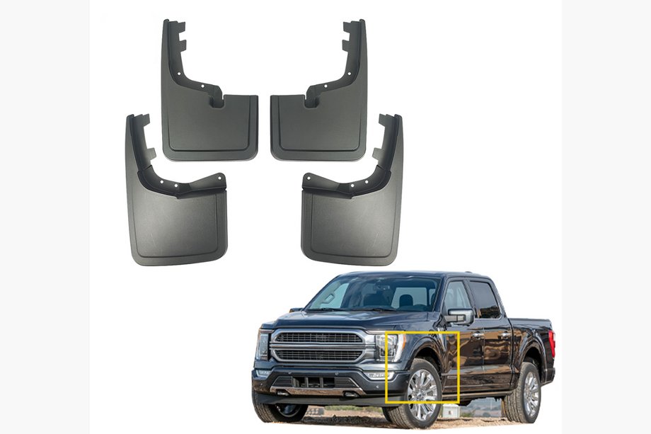 Ford F-150 2020- Premium Mud Flaps (4 pcs) Photo 1