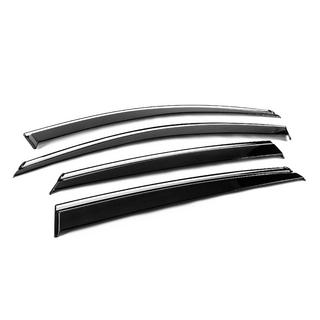 Window Deflectors with Chrome Trim Niken Luxury (4 pcs) MG ZS 2017- photo 3