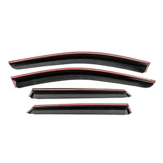 Window Deflectors with Chrome Trim Niken Luxury (4 pcs) Mitsubishi ASX 2023- photo 4