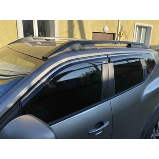 Window Deflectors with Chrome Trim Niken Luxury (4 pcs) Renault Duster 2024- photo 1