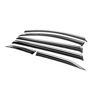 Window Deflectors with Chrome Trim Niken Luxury (6 pcs) Toyota Sienna 2020- photo 2