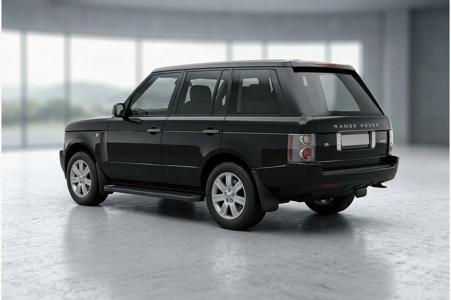 Range Rover III L322 2002-2012 Side Steps Allmond Black (2 pcs, Aluminum) Image