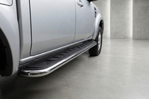 Mazda BT-50 2007-2012 Side Steps Maydos V1 (2 pcs, stainless steel) photo 1