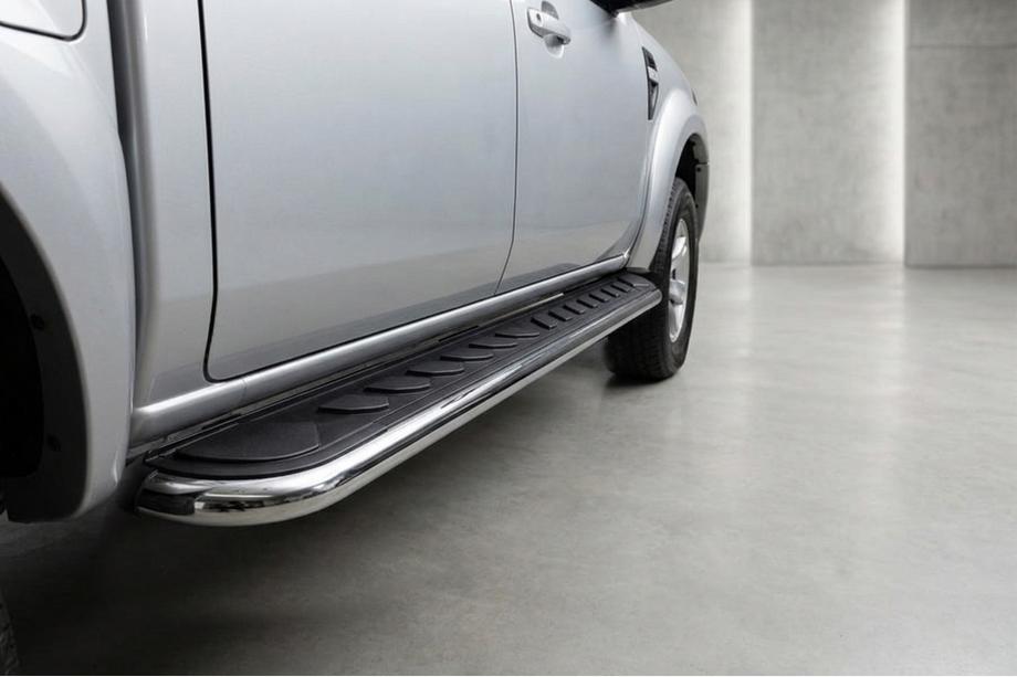 Mazda BT-50 2007-2012 Side Steps Maydos V1 (2 pcs, stainless steel) Image
