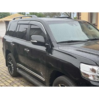 Window Deflectors with Chrome Trim Niken Luxury (4 pcs) Toyota Land Cruiser 200 2007-2021 photo 1