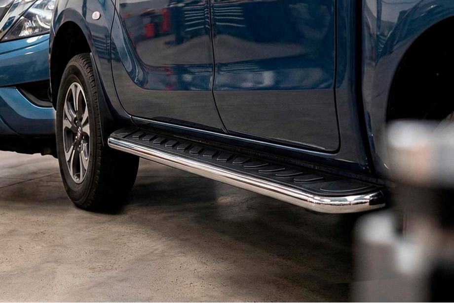 Mazda BT-50 2012- Side Steps Maydos V1 (2 pcs, stainless steel) Image