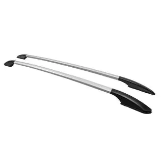 Roof Rails OmsaLine Solid (2 pcs, grey) Kia Soul I 2008-2013 photo 1