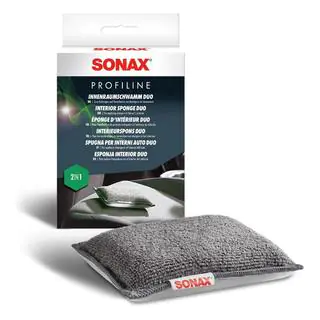SONAX Interior Cleaning Sponge Duo – double-sided sponge for car interior cleaning photo 1