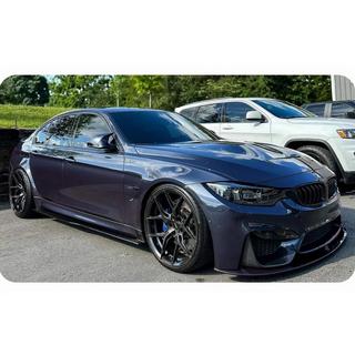 PSM-Style Side Skirt Extensions (for M3 side skirts, ABS) BMW 3 Series F30/F31 2012-2019 photo 1