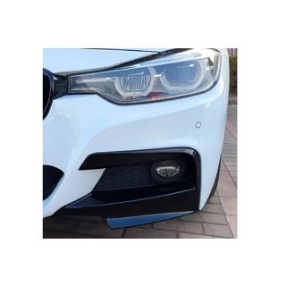 Front bumper corner splitters JIE Flap (for M-Sport, ABS) BMW 3 Series F30/F31 2012-2019 photo 2