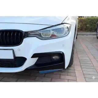 Front bumper corner splitters JIE Flap (for M-Sport, ABS) photo 1