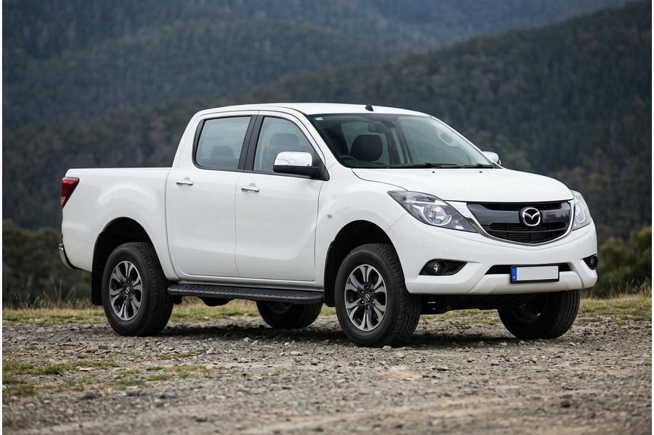 Mazda BT-50 2012- Side Steps Bosphorus Black (2 pcs, Aluminum) Image
