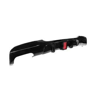 Rear diffuser for single-side dual exhaust (for M-Sport, ABS) BMW 3 Series E90/E91 2005-2011 photo 3