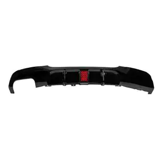 Rear diffuser for single-side dual exhaust (for M-Sport, ABS) BMW 3 Series E90/E91 2005-2011 photo 4