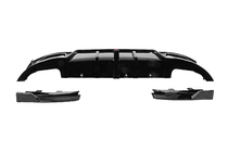 BMW 3 Series G20/G21 2018- Rear Diffuser B-Style LED for M-Sport 2023+, ABS photo 10