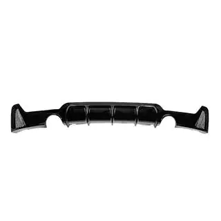 Rear bumper diffuser for dual-side single exhaust V2 (for M-Sport, ABS) BMW 4 Series F32/F33/F36 2012-2020 photo 1