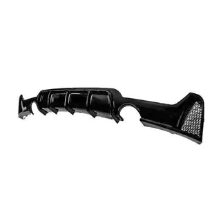 Rear bumper diffuser for dual-side single exhaust V2 (for M-Sport, ABS) BMW 4 Series F32/F33/F36 2012-2020 photo 2