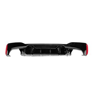 Rear bumper diffuser LCI-Style (for M-Sport/M5 F90, ABS) photo 2