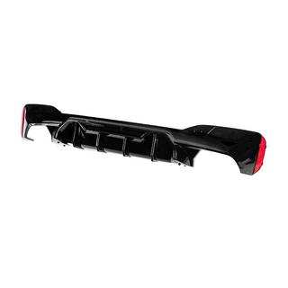 Rear bumper diffuser LCI-Style (for M-Sport/M5 F90, ABS) photo 3