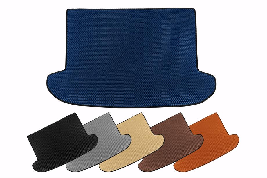 Audi Q7 2015–2026 EVA Trunk Mat (Blue) Image