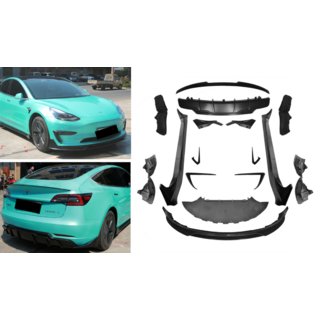 Body Kit (2017-2023) Tesla Model 3 2017-