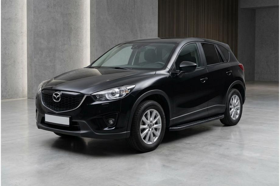 Mazda CX-5 2012-2017 Side Steps Bosphorus Black (2 pcs, Aluminum) Image