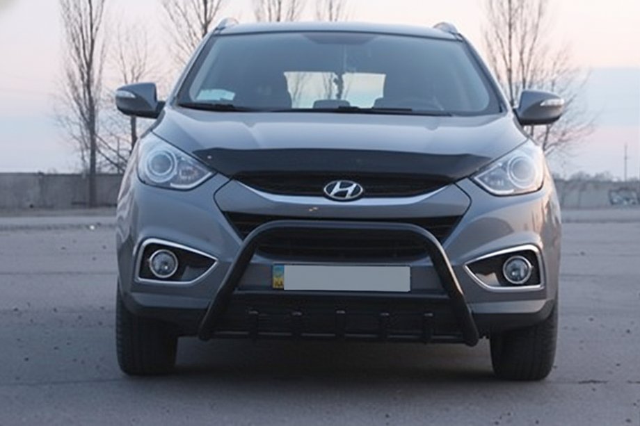 Hyundai IX-35 2010-2015 Front Bar WT003 Black (Stainless Steel) Photo 4