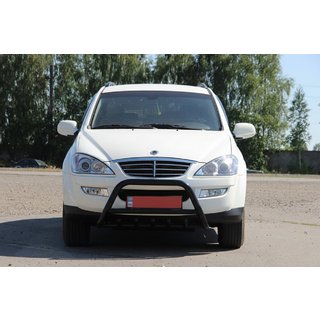 Bull Bar WT003 Black Stainless Steel SsangYong Kyron 2005-2014 photo 3