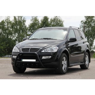 Bull Bar WT003 Black Stainless Steel SsangYong Kyron 2005-2014 photo 1