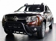 Renault Duster 2008–2017 Bull Bar without Logo WT003 Black (Stainless Steel) photo 1