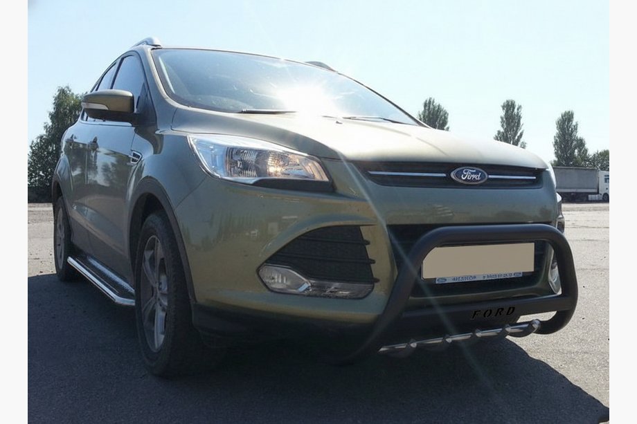 Ford Kuga/Escape 2013-2019 Bull Bar WT004 Black (Stainless Steel) Photo 1