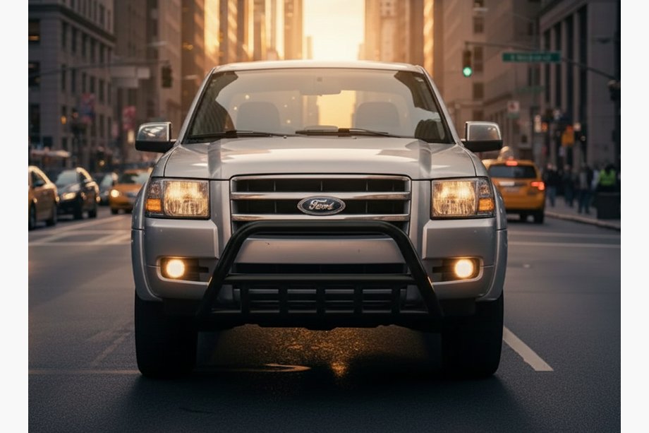 Ford Ranger 2007-2011 Bull Bar WT003 Black Stainless Steel Photo 3