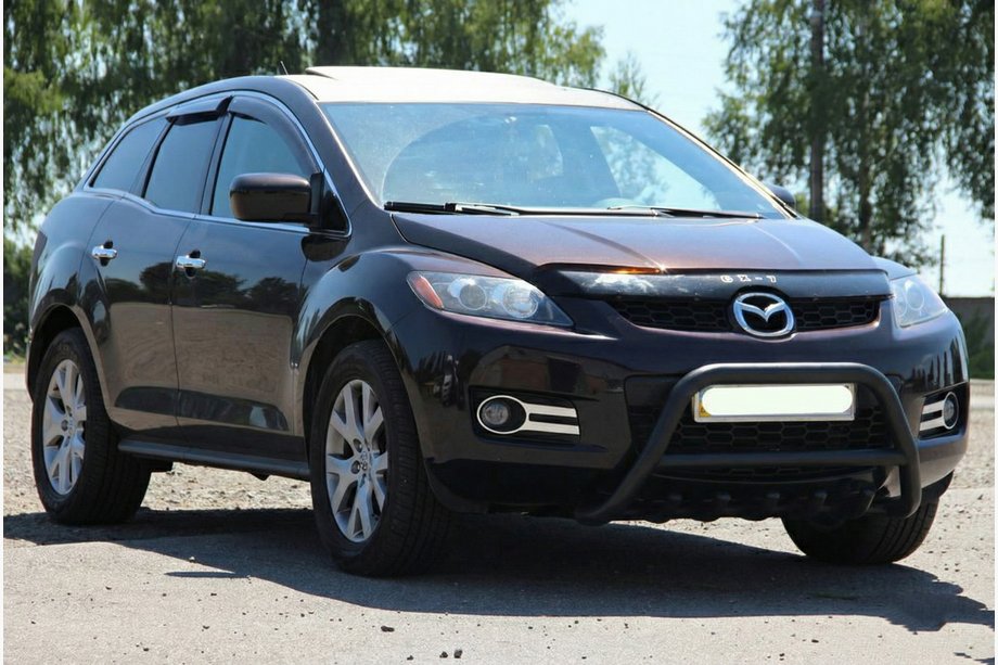 Mazda CX-7 2006-2012 Front Guard WT003 Black (Stainless Steel) Photo 4