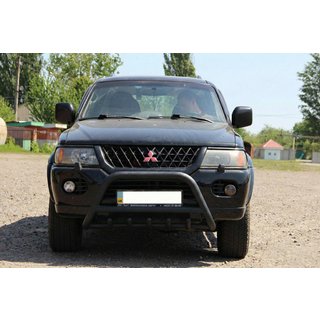 Bull Bar WT003 Black Stainless Steel Mitsubishi Pajero Sport 1996-2007 photo 4