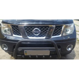 Bull Bar WT003 Black Stainless Steel Nissan Navara 2006-2015 photo 3