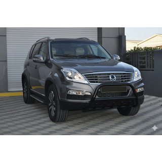 Bull Bar WT003 Black Stainless Steel SsangYong Rexton I 2001-2017 photo 3
