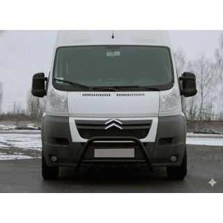 Front Bar WT003 Black (Stainless Steel) Fiat Ducato 2006-2025 photo 4