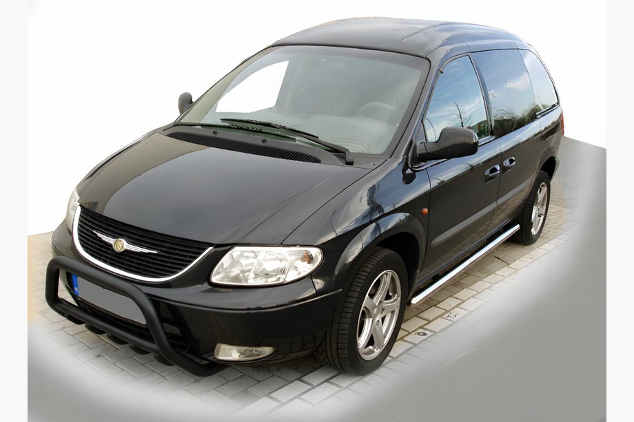Chrysler Voyager 2001-2007 Front Bar WT003 Black (Stainless Steel) Image