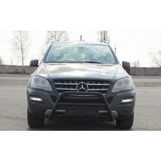 Bull Bar WT003 Black (Stainless Steel) Mercedes ML W164 2005-2011 photo 1