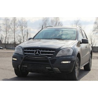 Bull Bar WT003 Black (Stainless Steel) Mercedes ML W164 2005-2011 photo 4