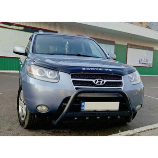Bull Bar WT004 Black (Stainless Steel) Hyundai Santa Fe 2 2006-2012 photo 2