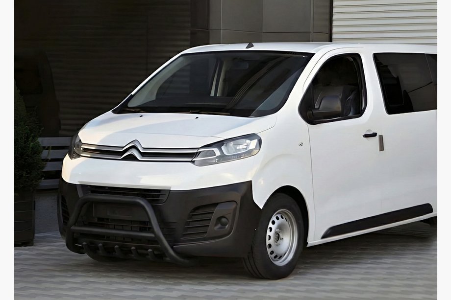 Citroen SpaceTourer 2016- Bull Bar WT003 Black Stainless Steel Photo 3
