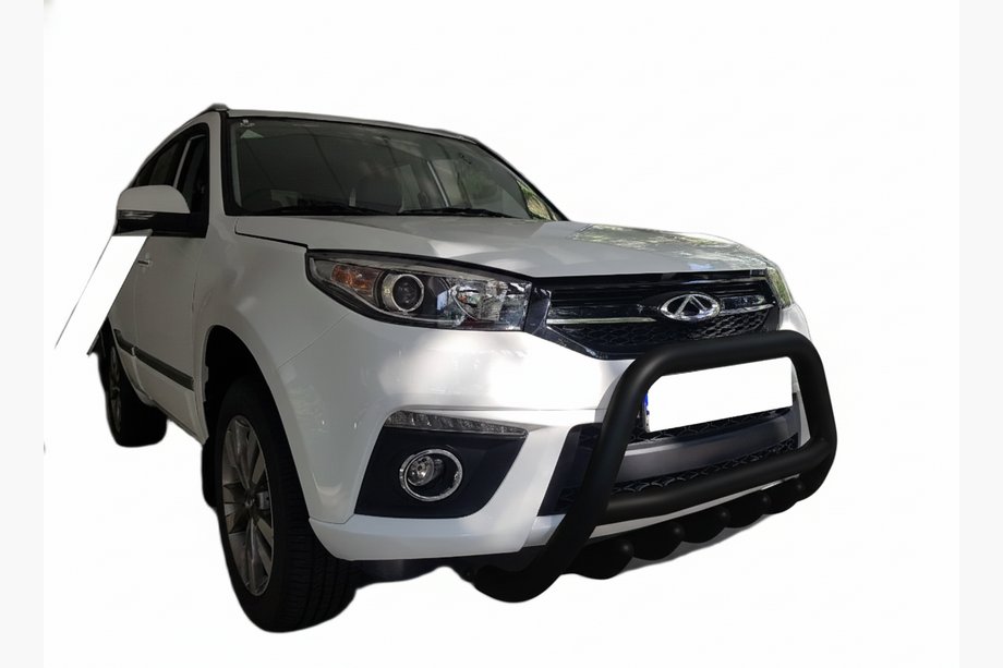 Chery Tiggo 3 2005- Bull Bar WT003 Black Stainless Steel Photo 3