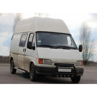 Bull Bar WT003 Black Stainless Steel Ford Transit 1991-2000 photo 4