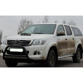Bull Bar WT003 Black Stainless Steel Toyota Hilux 2006-2015 photo 3