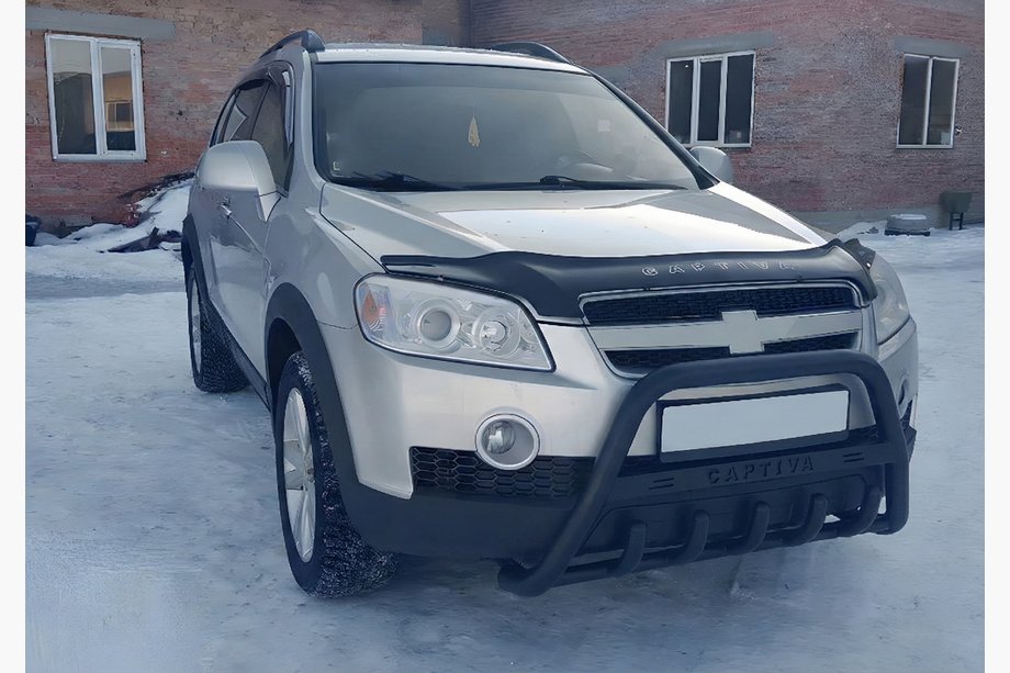 Chevrolet Captiva 2006-2019 Bull Bar WT004 Black (Stainless Steel) Photo 2