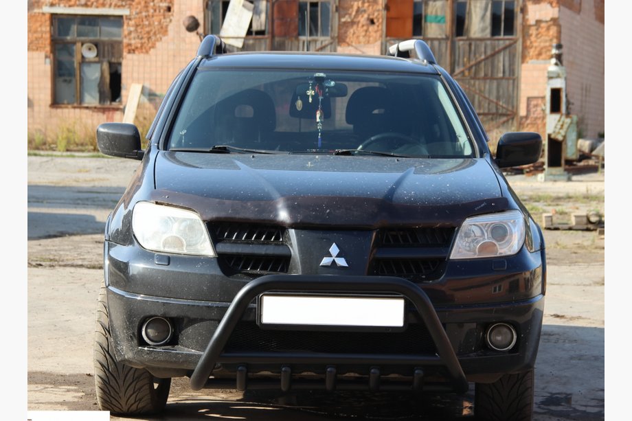 Mitsubishi Outlander 2001-2006 Bull Bar WT003 Black Stainless Steel Photo 3